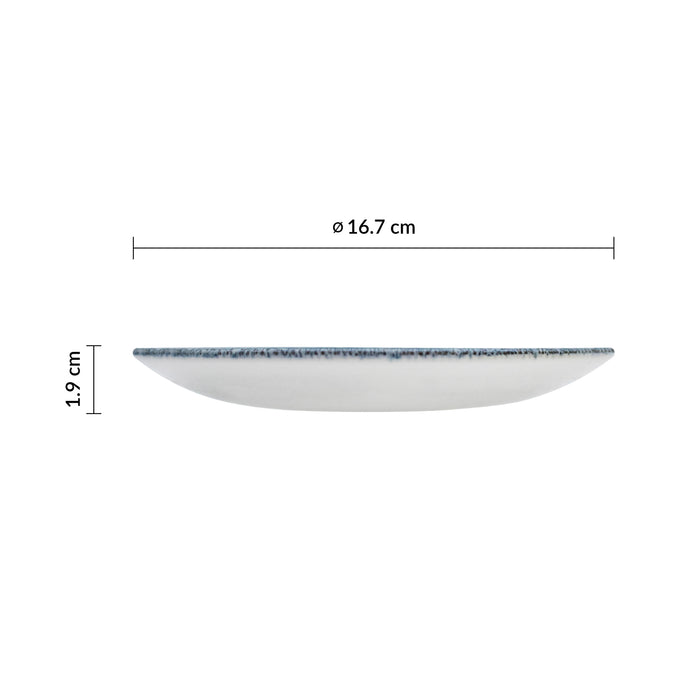 Plato Coupe 16.7 cm Topaz Blue