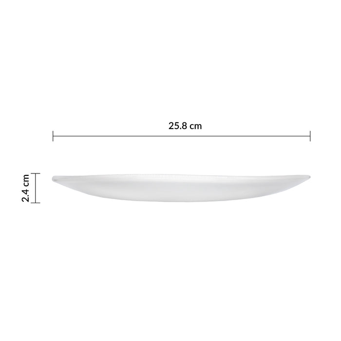 Plato Redondo Organico 25.8 cm Topaz Blue