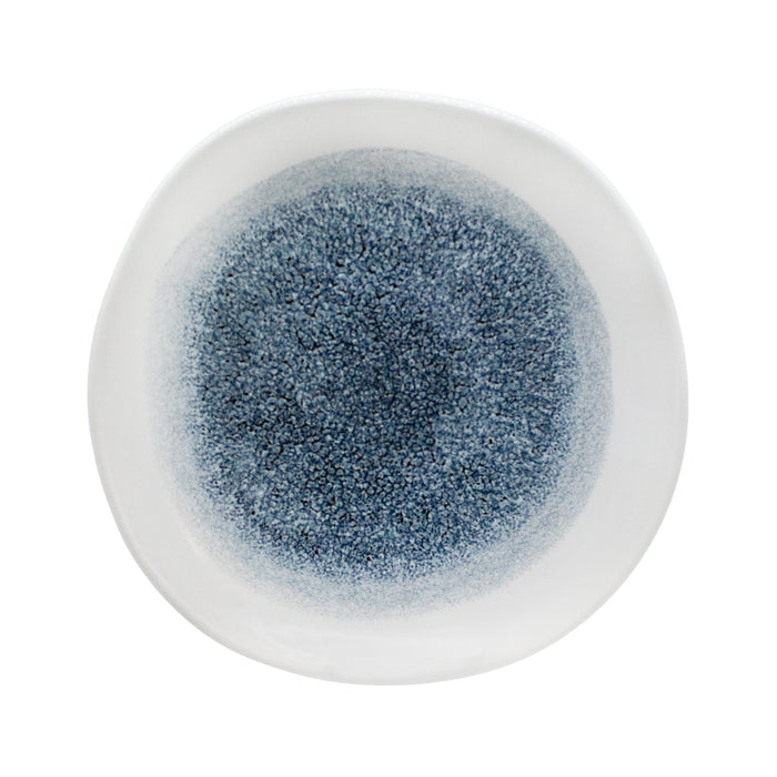 Plato Redondo Organico 25.8 cm Topaz Blue