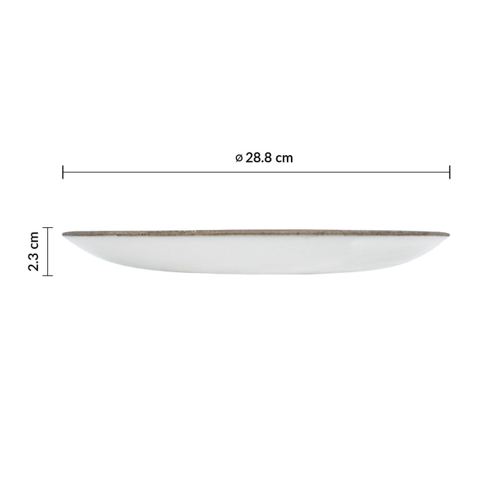 Plato Coupe 28.8 cm Bayou Stonecast Aqueous