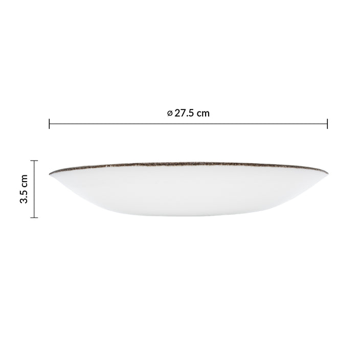Plato Coupe 28.1 cm Bayou Stonecast Aqueous