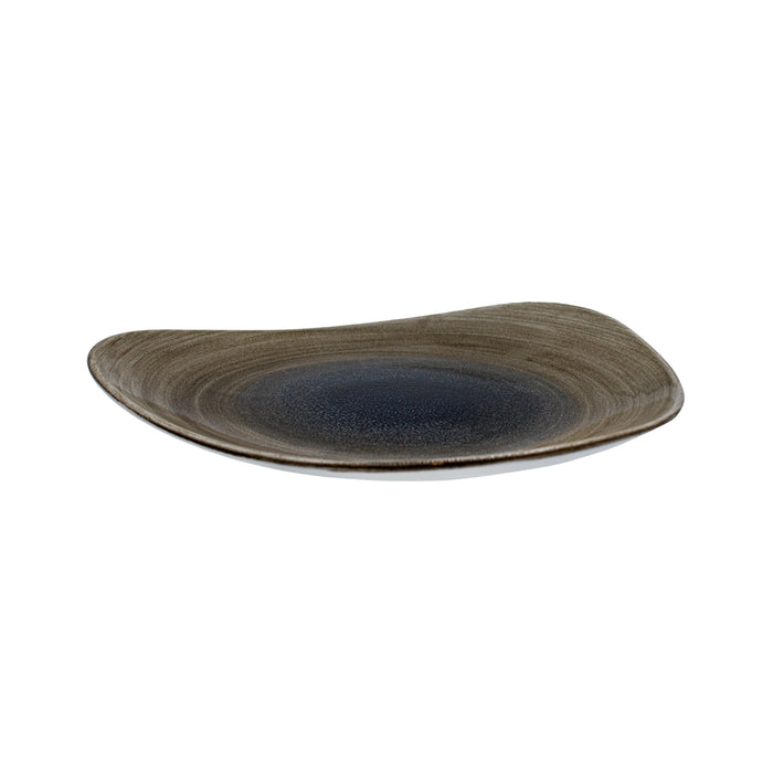 Plato Triangular 26.5 cm Bayou Stonecast Aqueous
