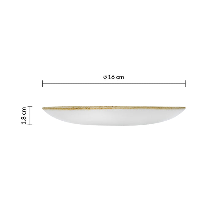 Plato Para Taza Cafe 16 Cm Blueberry Stonecast