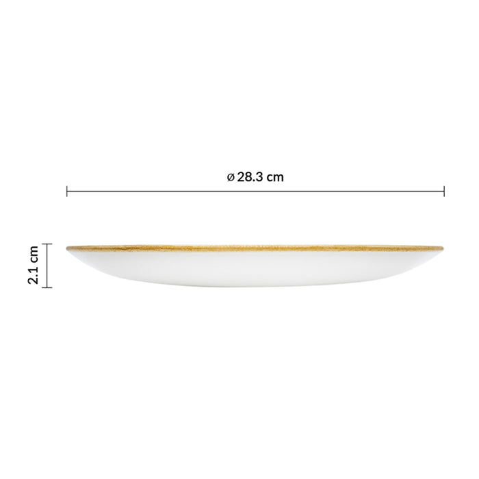 Plato Coupe 28.3 cm Cornflower Blue Stonecast