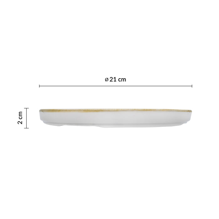 Plato Borde Alto 21 Cm Duck Egg Blue Stonecast