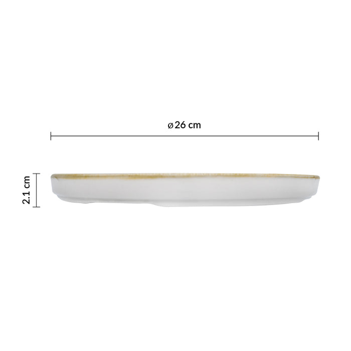 Plato Borde Alto 26 Cm Duck Egg Blue Stonecast