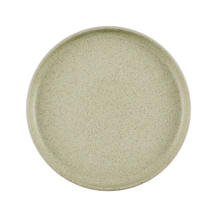 Plato Borde Alto 21 cm Speckled Green Emerge