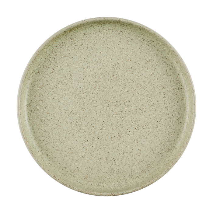 Plato Borde Alto 26 cm Speckled Green Emerge