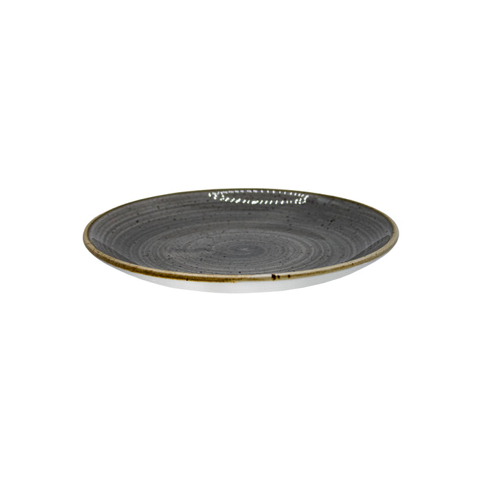 Plato Coupe 16.7 cm Peppercorn Grey Stonecast