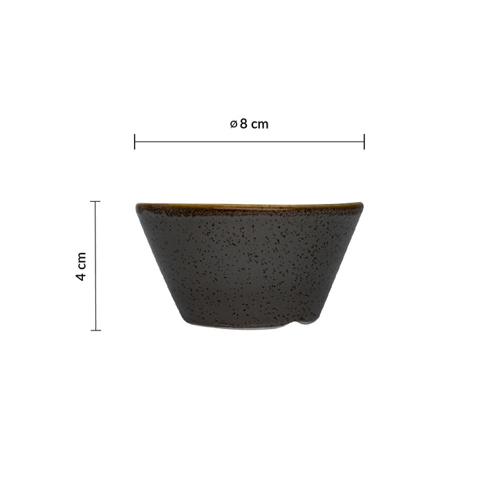 Ramekin 3 oz (88ml) Peppercorn Grey Stonecast
