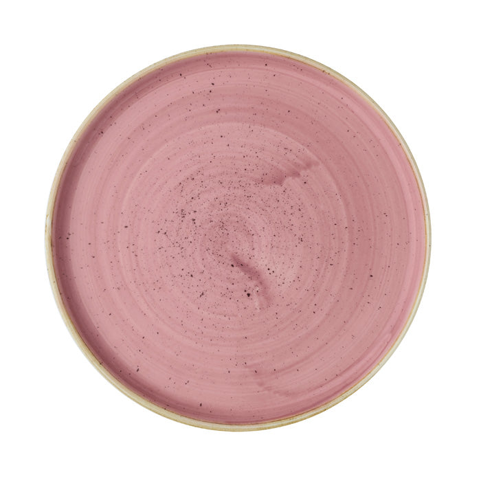 Plato Borde Alto 21 Cm Petal Pink Stonecast Beverage