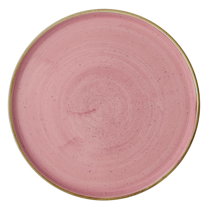 Plato Borde Alto 26 Cm Petal Pink Stonecast Beverage