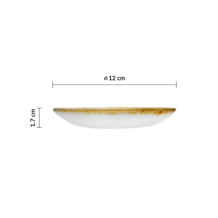 Plato Taza Moka 12 cm Barley White Stonecast