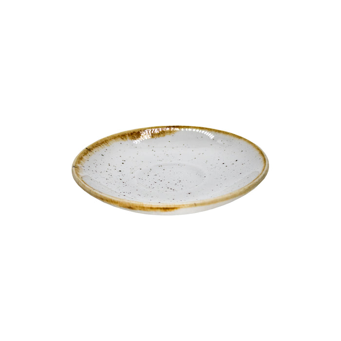 Plato Taza Moka 12 cm Barley White Stonecast