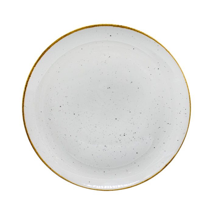 Plato Coupe 28.3 cm Barley White Stonecast