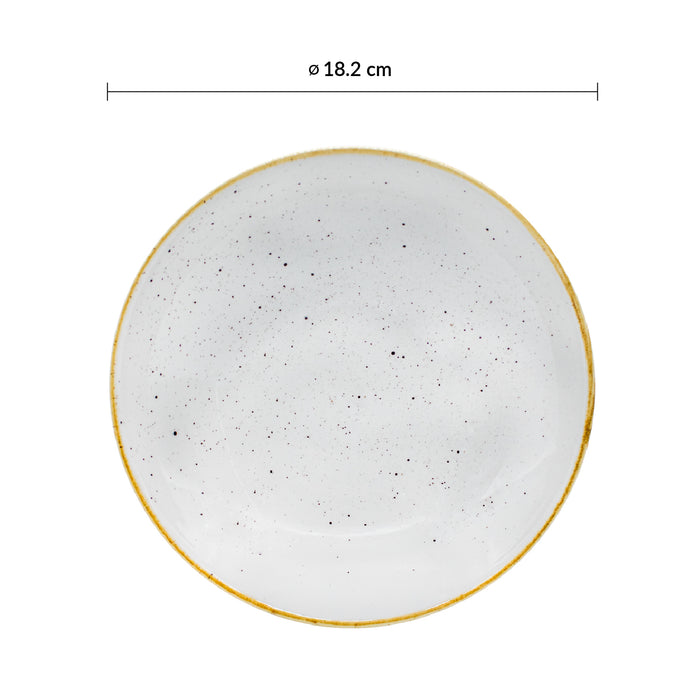Bowl Coupe 15 Oz (443ml) 18.2 cm Barley White Stonecast