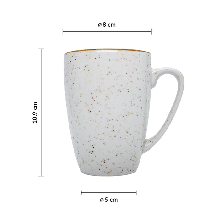 Tarro Mug 12 Oz (354ml) Ceramica Blanco Stonecast