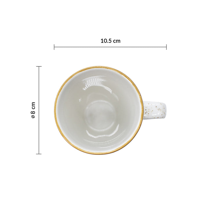 Tarro Mug 12 Oz (354ml) Ceramica Blanco Stonecast