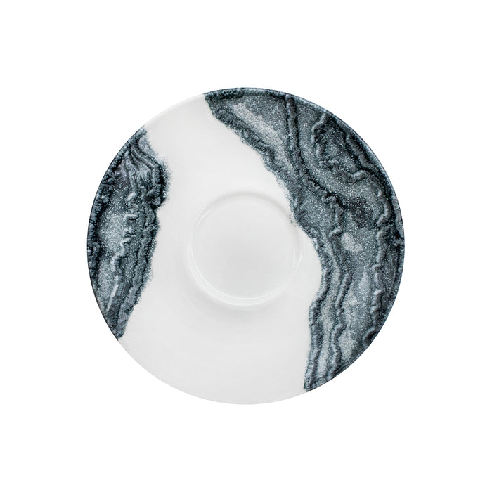 Plato P/Taza Cafe 16 cm Negro Tide