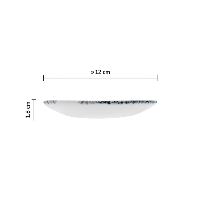 Plato P/Taza Moka 12 cm Negro Tide