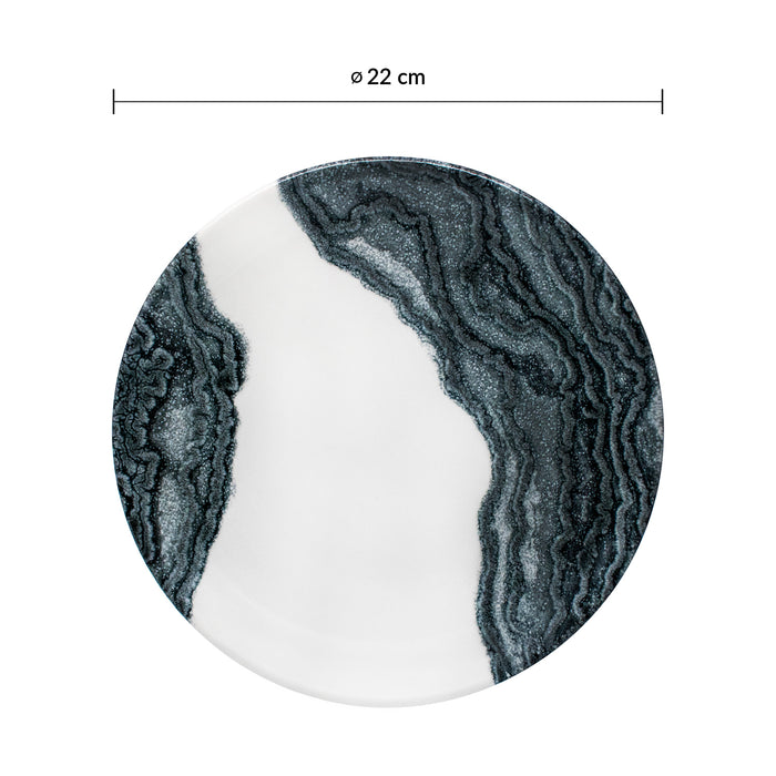 Plato Coupe 22 cm Negro Tide