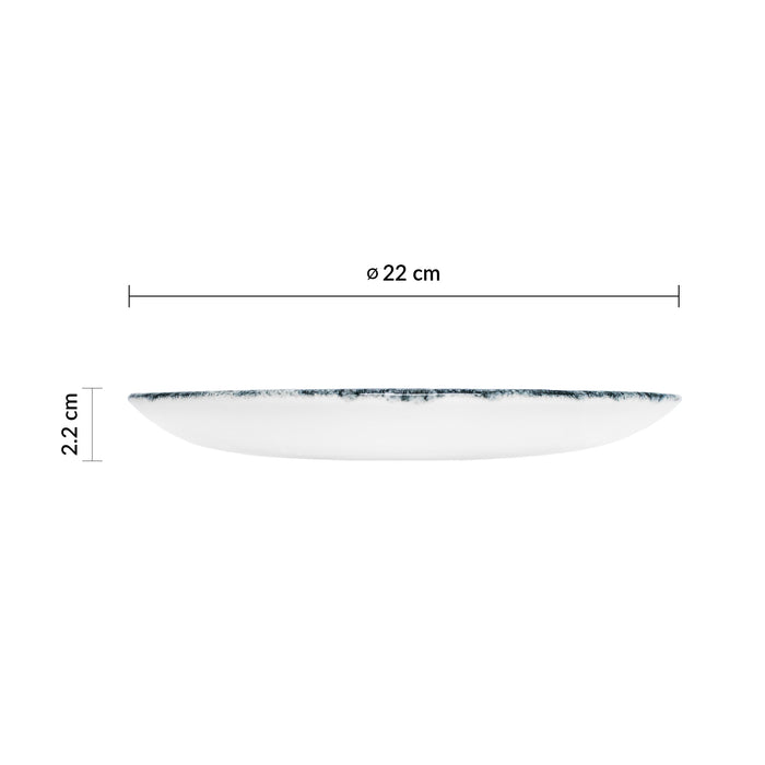 Plato Coupe 22 cm Negro Tide
