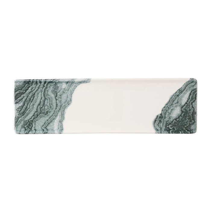 Charola Rectangular 30x8.8 cm Negro Tide