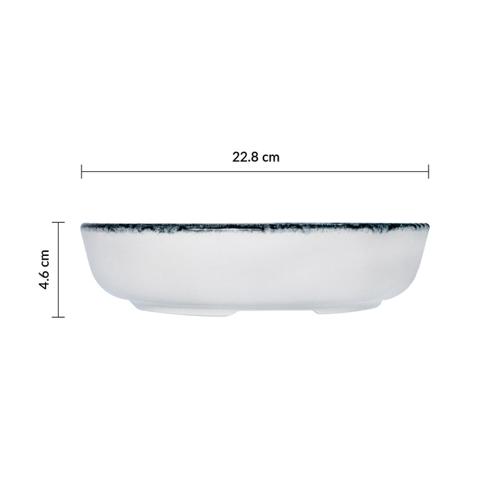 Bowl Organico 22.8 cm Negro Tide
