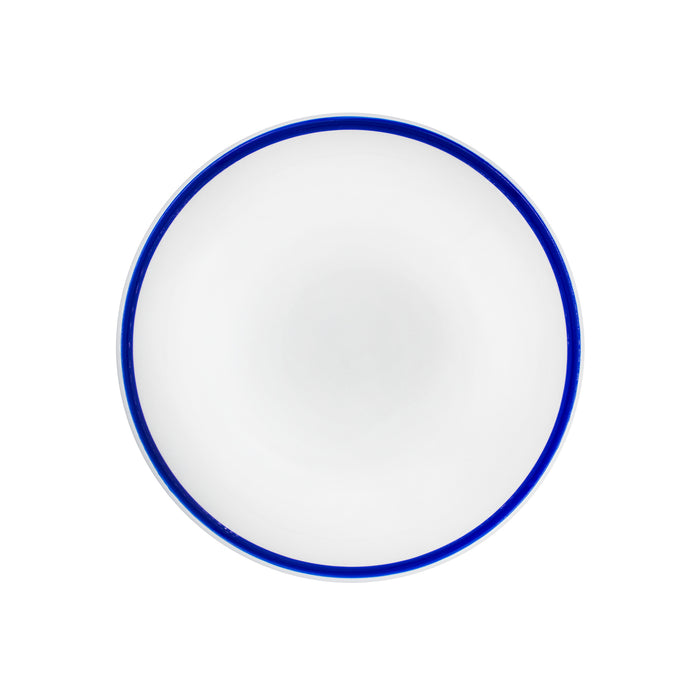 Bowl Coupe 15 oz (443ml) 18.2x4.3 cm Ceramica Blanco Retro Blue