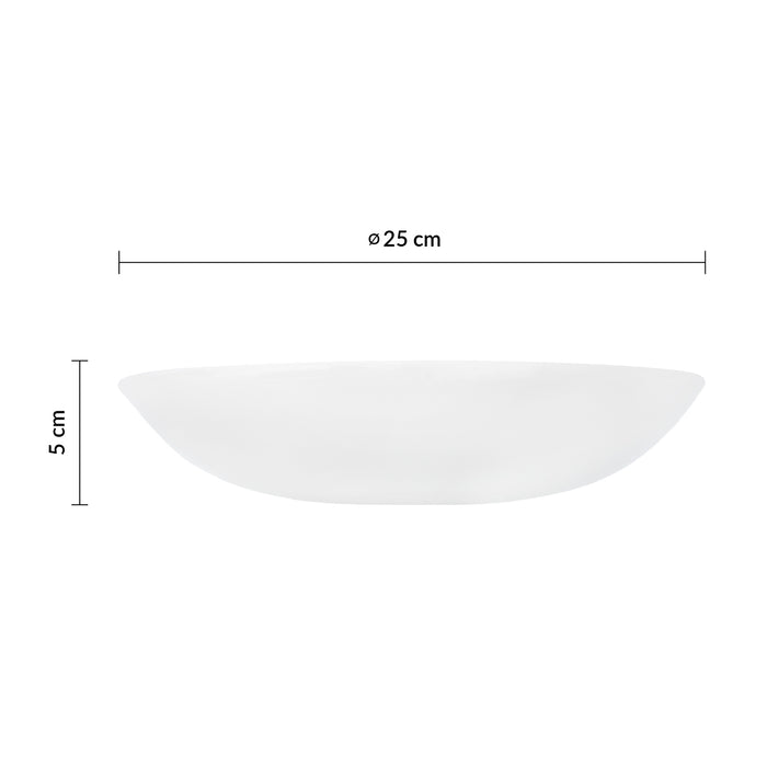 Bowl Coupe 40 oz (1183ml) Ceramica Blanco Retro Blue