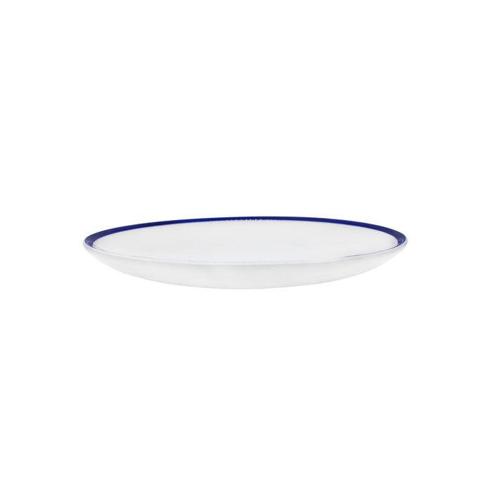 Plato Coupe 16.5 cm Blanco Retro Blue
