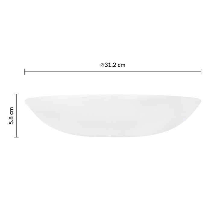 Bowl Coupe 2.5 L Ceramica Blanco Retro Blue