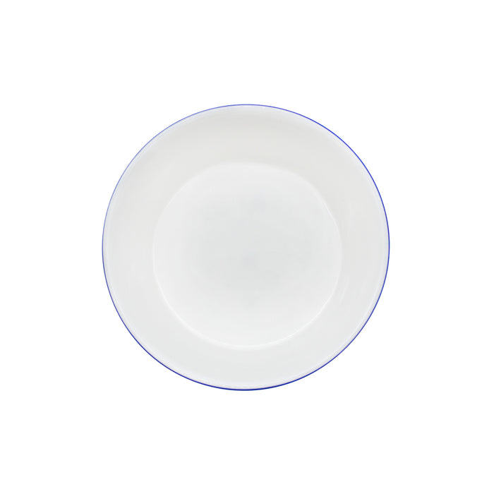 Bowl Para Pay 17 1/2 Oz (517ml) 13.6 cm Ceramica Blanco Retro Blue