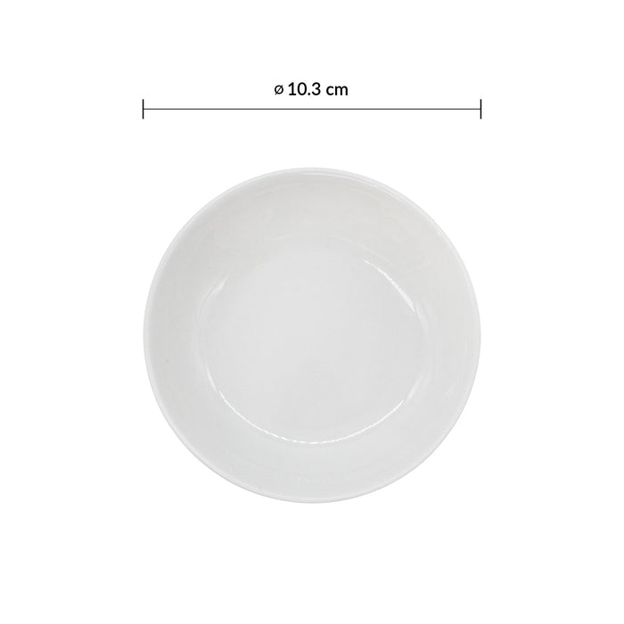 Mantequillero 10.3 cm Ceramica Blanco Whiteware