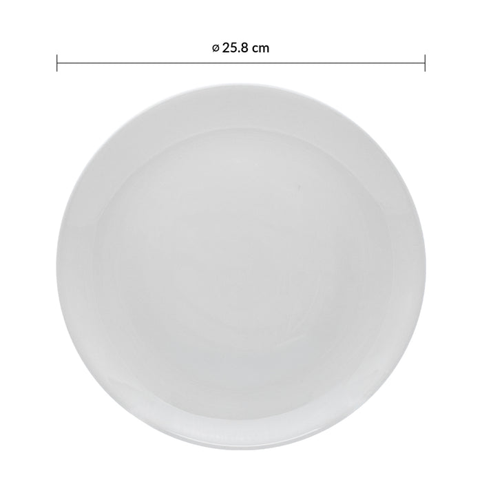Plato Coupe 25.8 cm Blanco Evolve