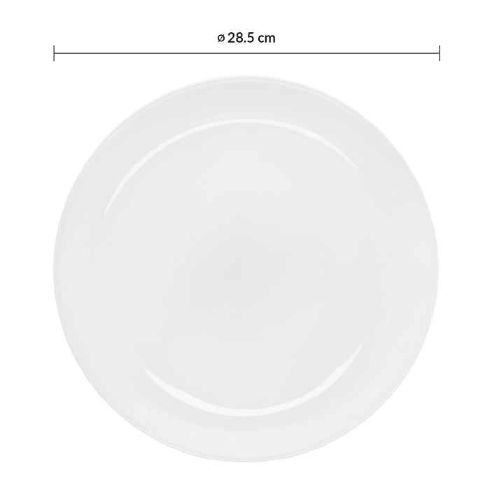Plato Coupe 28.5 cm Blanco Evolve