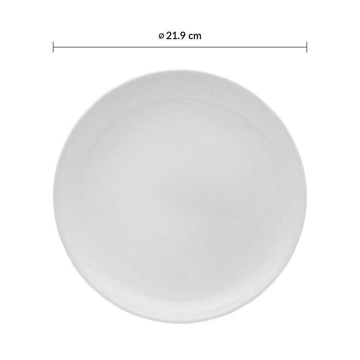 Plato Coupe 21.9 cm Blanco Evolve