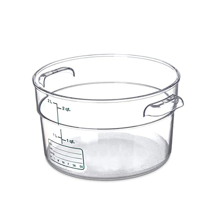 Contenedor Redondo 1.8 Lt 10.7x17.4 cm Policarbonato Transparente