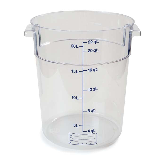 Contenedor Redondo 20.8Lt 37.9x30.9 cm Policarbonato Transparente Storplus