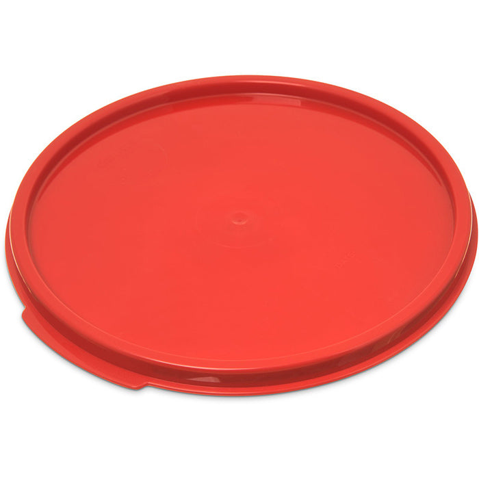 Tapa P/Contenedor Redondo 5.8-7.6 Lt Plastico Rojo