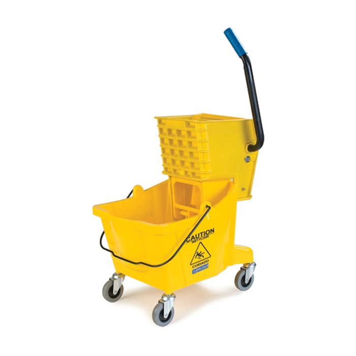 Cubeta Exprimidora Con Prensa Lateral 25Lt Amarillo