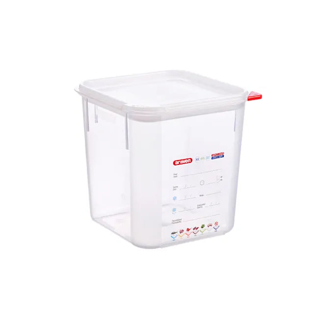 Contenedor Cuadrado C/Tapa Hermetica 18Lt