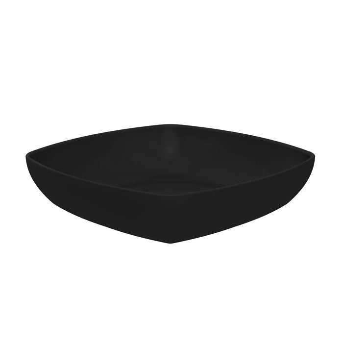 Bowl Cuadrado 25x6.5 cm Melamina Negro Pigment