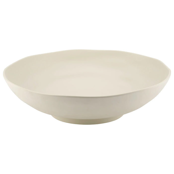 Bowl Oval 4L 33.8x9.2 cm Melamina Beige Parchment Pigment