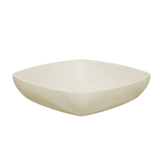 Bowl Cuadrado 25x6.5 cm Melamina Beige Parchment Pigment