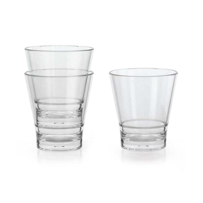 Vaso Old Fashion 12 Oz (355ml) Apilable San Transparente Revo
