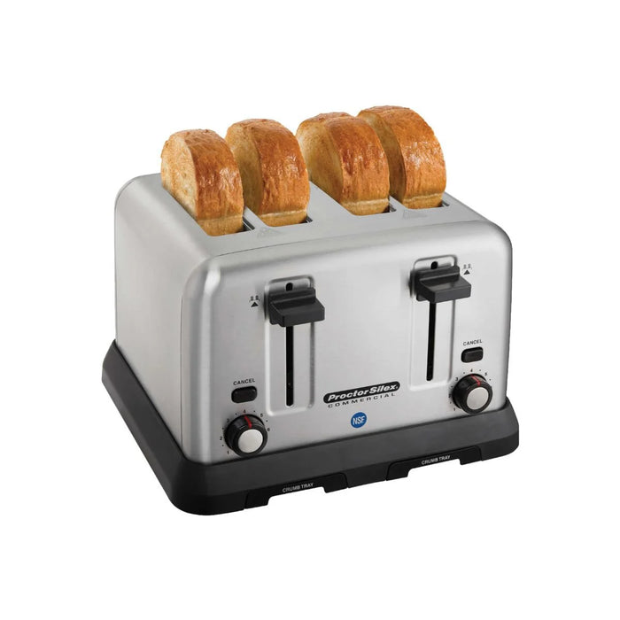 Tostador De Pan De 4 Hornillos Acero Inoxidable