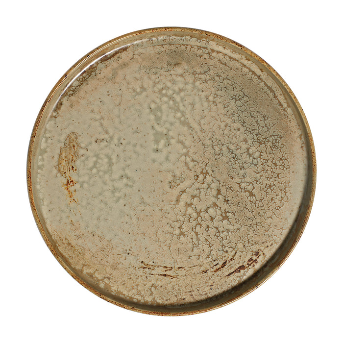 Plato Redondo C/Borde Alto 28 cm Fall Sage