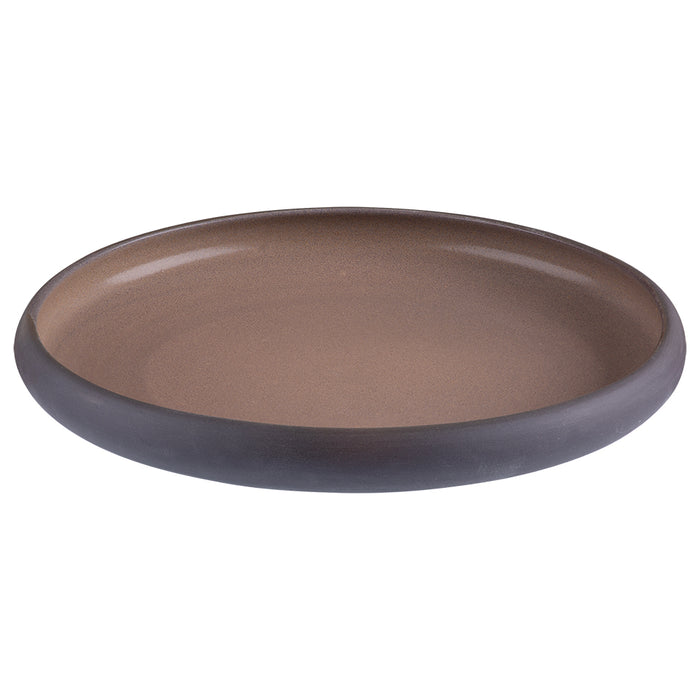Plato Borde Alto 27cm Taupe Celesta
