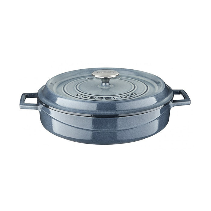 Cacerola Redonda 3.5 Lt 28 Cm Hierro Fundido Gris